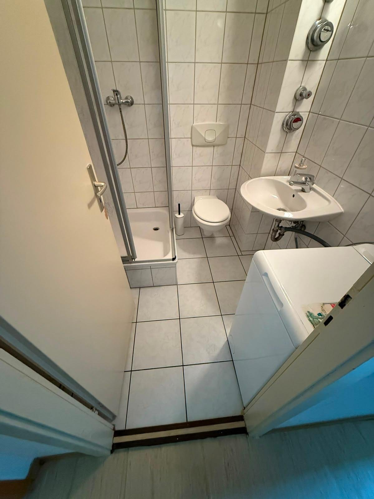 Gereinigtes Badezimmer